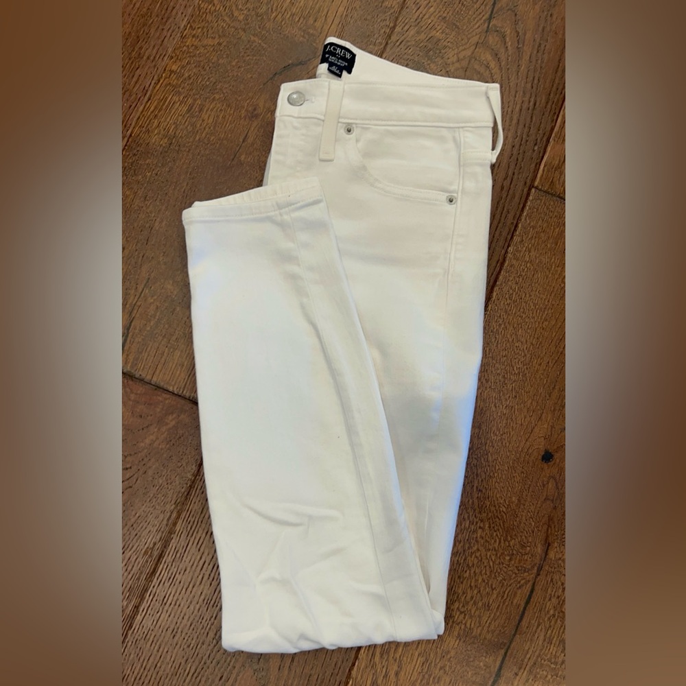 J.Crew White Skinny Jeans